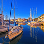 Grado an der Nordküste der Adia, Italien