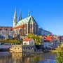 Blick auf Görlitz in Sachsen, Deutschland