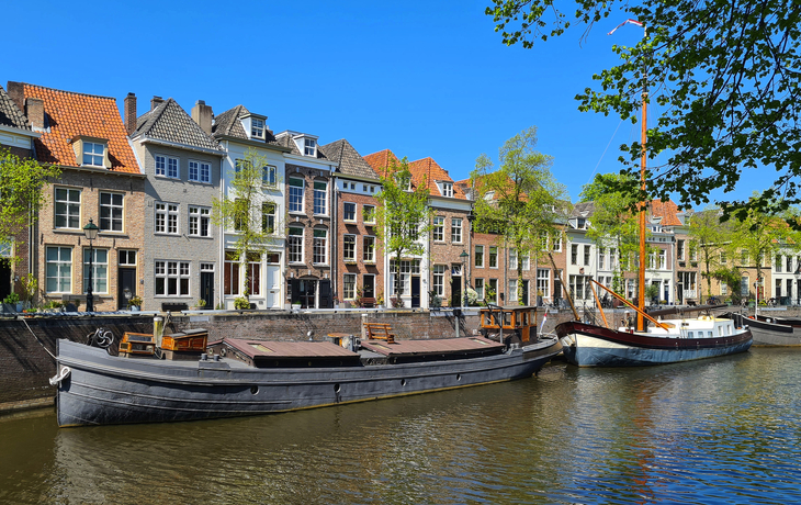 alte Fassaden von Brede Haven vom Smalle Haven in ’s-Hertogenbosch