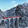 Landwasserviadukt in Filisur, Schweiz