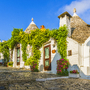 Alberobello in Apulien, Italien