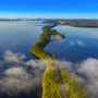 Pulkkilanharju-Brücke im Päijänne-Nationalpark 
